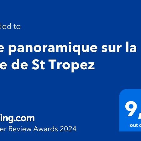 Вилла Vue Panoramique Sur La Baie De St Tropez Лес-Иссамбр Экстерьер фото